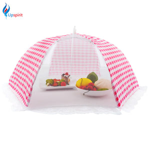 Upspirit Big Size Collapsible Kitchen Umbrella Food Cover Folding Anti-Fly Mosquito Lace Mesh Outdoor Picnic Meal Covers Kitchen Gadgets