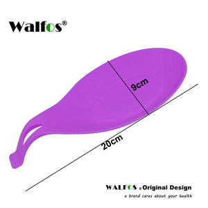 WALFOS food grade Silicone Spoon Rest Utensil Spatula Holder Heat Resistant Kitchen Tool