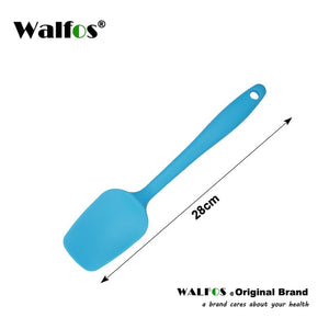 WALFOS 1 piece Silicone Scraper, Silicone Spatula, Silicone Baking Scraper / Kitchen Scraper Silicone Mold ,Bakeware