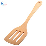 Upspirit New Arrival Natural  Beech Cooking Utensils  Special Wooden Shovel in Kitchen Tool Wood Turners Non Stick Spatula Cooking Tool