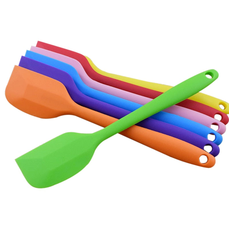 Xingcheng Kitchen Silicone Cream Butter Cake Spatula Mixing Batter Scraper Brush Butter Mixer Cake Brushes Baking Tool Kitchenware