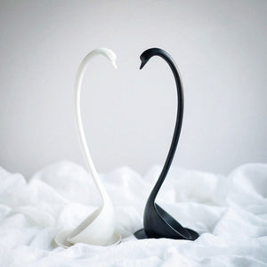 Xingcheng Elegant High Quality Creative Kitchen Utensils Swan Shaped Soup Spoon with Base Tray