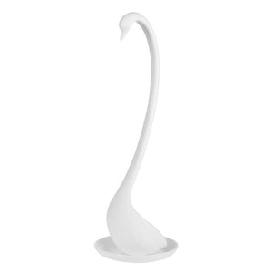 Xingcheng Elegant High Quality Creative Kitchen Utensils Swan Shaped Soup Spoon with Base Tray