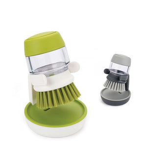 Xingcheng Kitchen Washing Utensils Liquid Soap Dispenser Pot Brush Dish Mop+Draining Holder Soap Dispensing washing-up brush Storage Stand