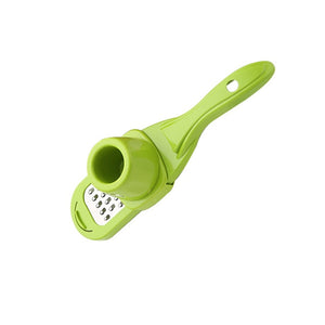 Leeseph Upgraded Version Garlic Press Multi-functional Ginger Grinding Grater Planer Slicer Cutter Cooking Tool Kitchen Utensils