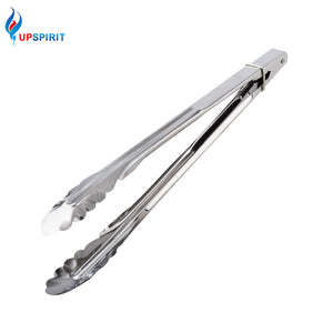 Upspirit Stainless Steel Salad BBQ Tong Clip With Lock Design Food Vegetable Bread Cake Buffet Tools Barbecue Kitchen Utensils