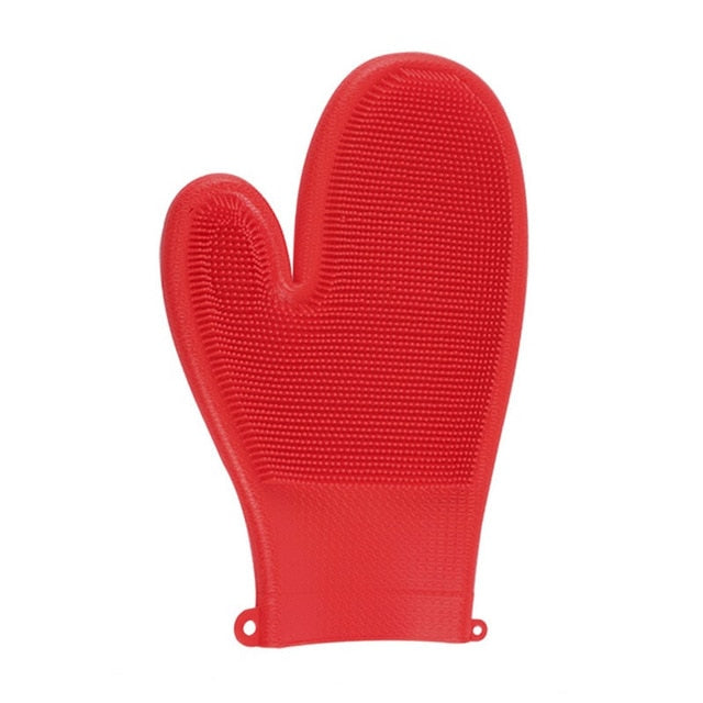 Upspirit Silicone Oven Mitts Heat Resistant Holding Pots Pans Non slip Cooking Gloves Mitts Grilling Baking Tool Kitchen Utensil