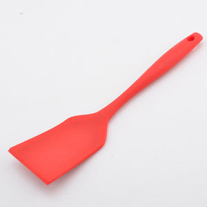 Upspirit 1PC Food Grade Silicone Long Handle Turner Food Flipper Shovel Non-stick Fried Steak Egg Spatula Home Kitchen Cooking Utensils