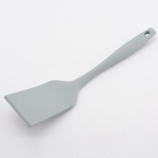 Upspirit 1PC Long Handle Silicone Turner Non-stick Food Flipper Spatula Fried Steak Egg Shovel Pracuical Kitchen Cooking Tools