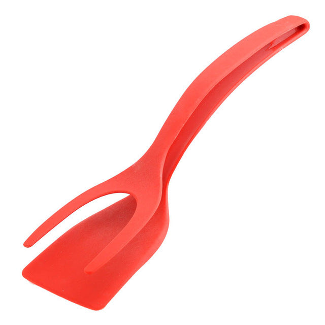 Upspirit Food Grade Nylon Egg Flip Spatula with Heat-resistant Grip for Omelette Burger Fish Cooking Restaurant Kitchen Tools