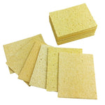 Urijk 10PC Cleaning Sponge For Electric Soldering Iron Yellow High Temperature Resistant Cleaning Sponge  Kitchen Supplies