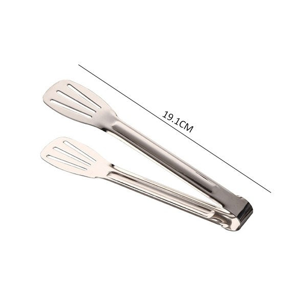 Xingcheng 1 Pc Stainless Steel Food Tongs Buffet Bread Clip Pastry Cooking Tool Barbecue Clamp Kitchen Tongs Kitchen Utensils Accessories